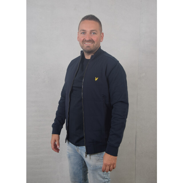 Lyle and Scott Hybrid baffled track jacket 133.30.0041 large
