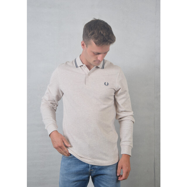 Fred Perry Ls twin tipped shirt 111.81.0005 large