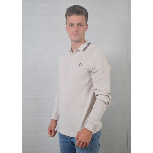 Fred Perry Ls twin tipped shirt 111.81.0005 large