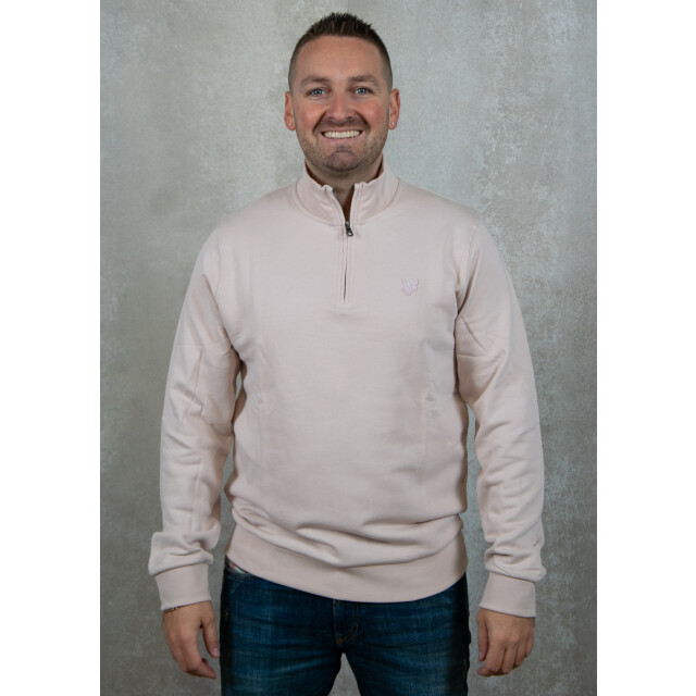 Lyle and Scott Tonal eagle quater zip sweat 136.90.0002 large