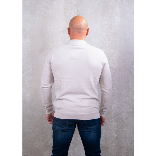Lyle and Scott Cotton merino long sleeve knitted polo 111.81.0007 large