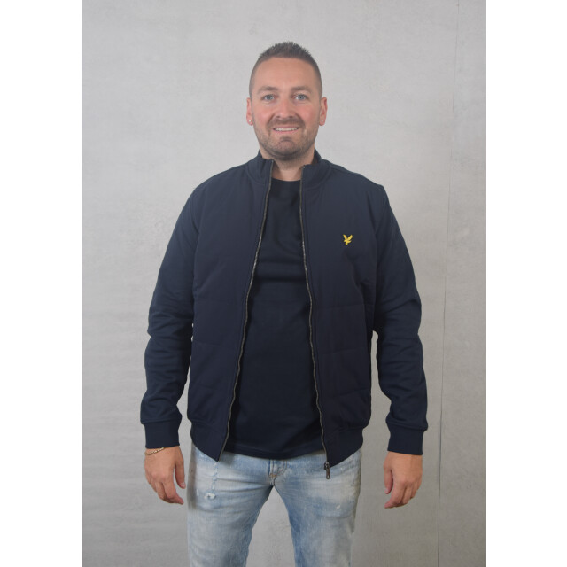 Lyle and Scott Hybrid baffled track jacket 133.30.0041 large