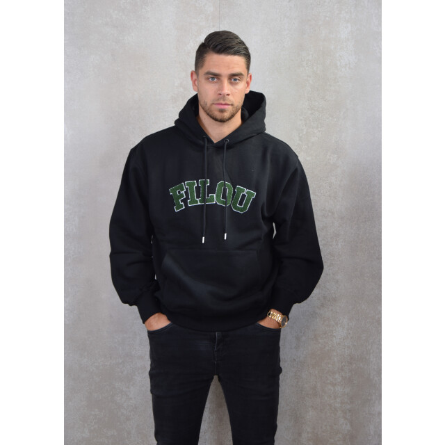 Baron Filou Cash stack oversized backprint hoodie chenille 131.10.0413 large