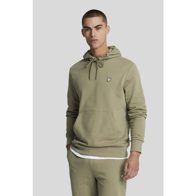 Lyle and Scott Diagonal waeve french terry hoodie 131.40.0193 large