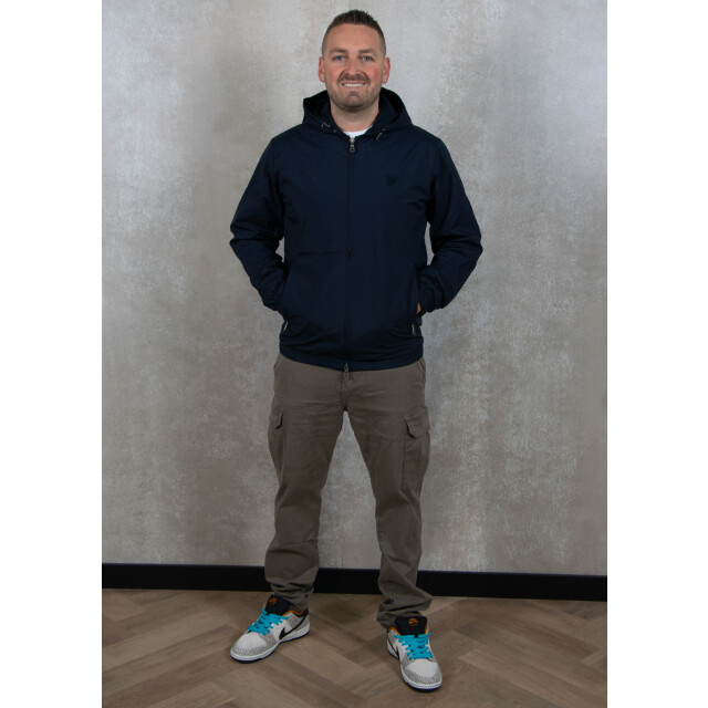 Lyle and Scott Tonal eagle hooded bomber jacket 140.30.0112 large