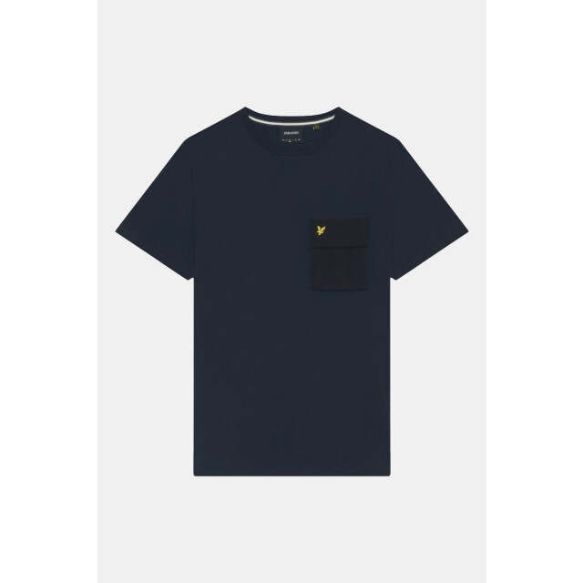 Lyle and Scott Woven pocket t-shirt 100.30.1122 large