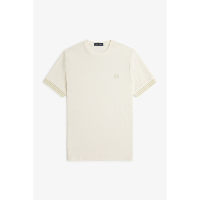 Fred Perry Striped cuff t-shirt 100.01.0097 large