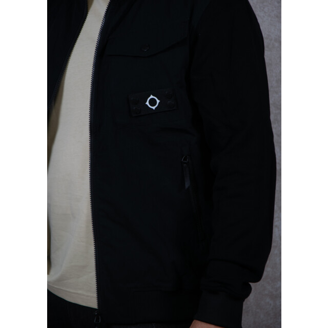 Ma.strum Full zip mixed media sweat 133.10.0090 large