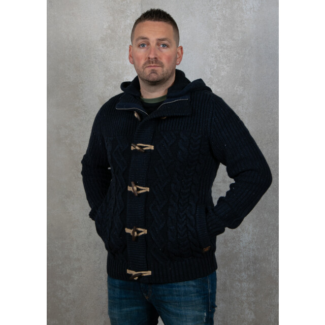 Petrol Industries Knitwear hooded cardigan 132.30.0046 large