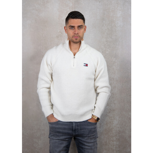 Tommy Hilfiger Reg 1/4 zip raglan badge 136.01.0002 large