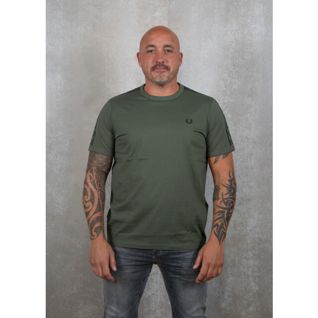 Fred Perry Contrast tape ringer t-shirt 100.40.0619 large