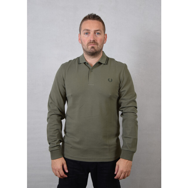 Fred Perry Ls twin tipped shirt 111.40.0017 large