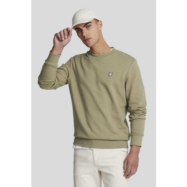 Lyle and Scott Diagonal waeve french terry crewneck 130.40.0246 large