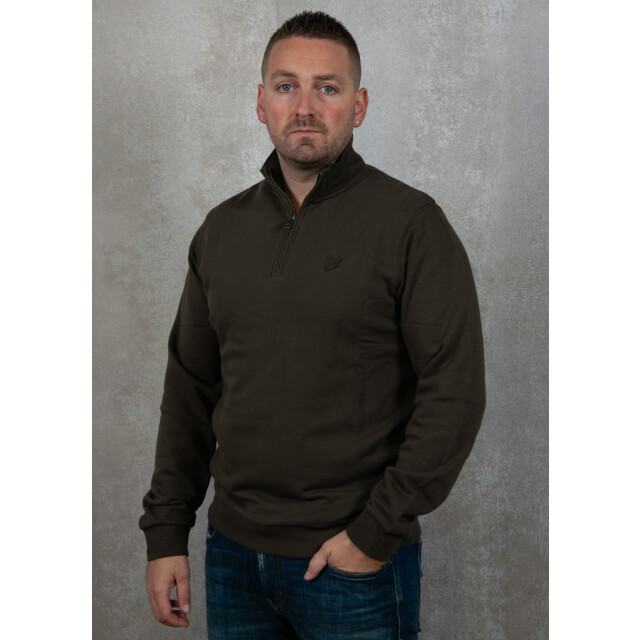 Lyle and Scott Tonal eagle quater zip sweat 136.40.0040 large
