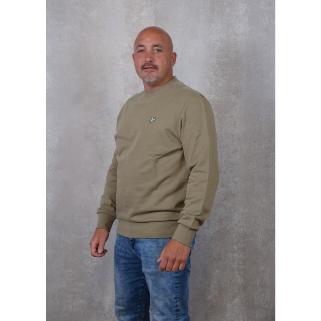 Lyle and Scott Diagonal waeve french terry crewneck 130.40.0246 large
