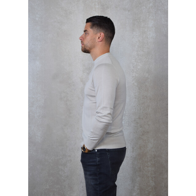 Lyle and Scott Tonal eagle merino crew neck jumper 135.81.0007 large