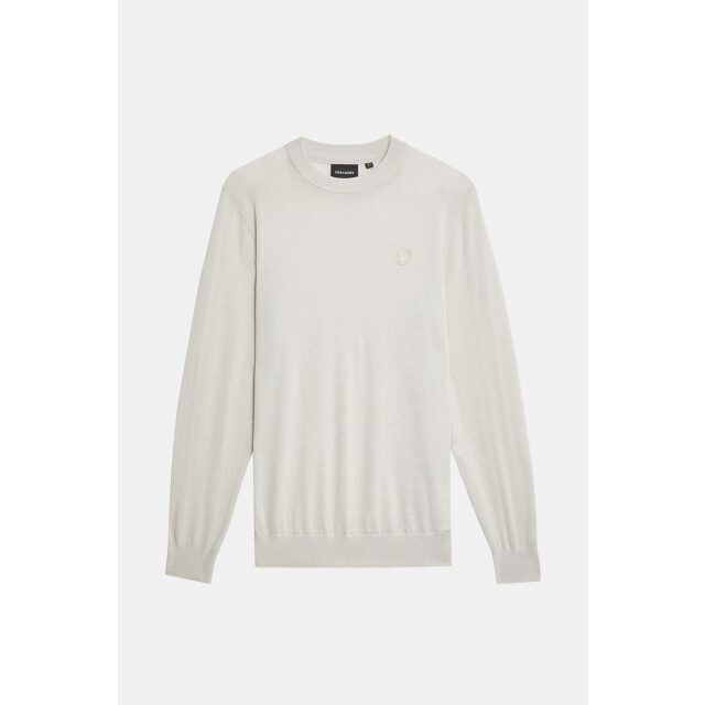 Lyle and Scott Tonal eagle merino crew neck jumper 135.81.0007 large