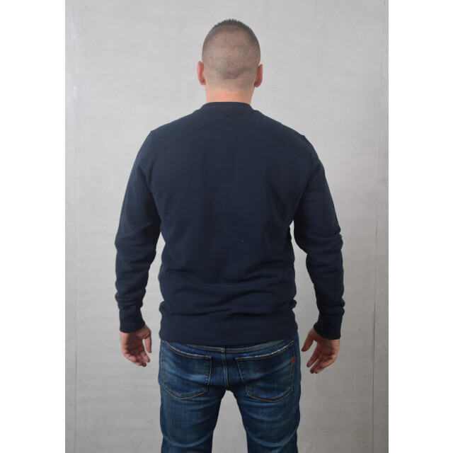 Ma.strum Trompe loeil crew neck badge sweat 130.30.0485 large