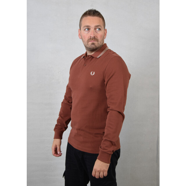 Fred Perry Ls twin tipped shirt 111.80.0003 large