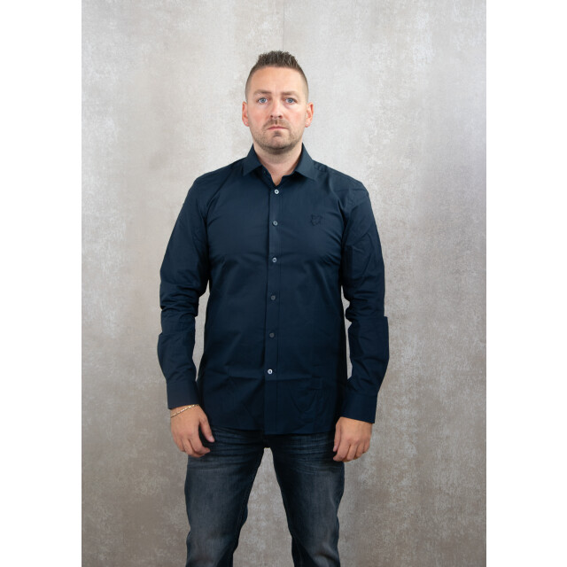 Lyle and Scott Tonal eagle easy care poplin shirt 120.30.0075 large