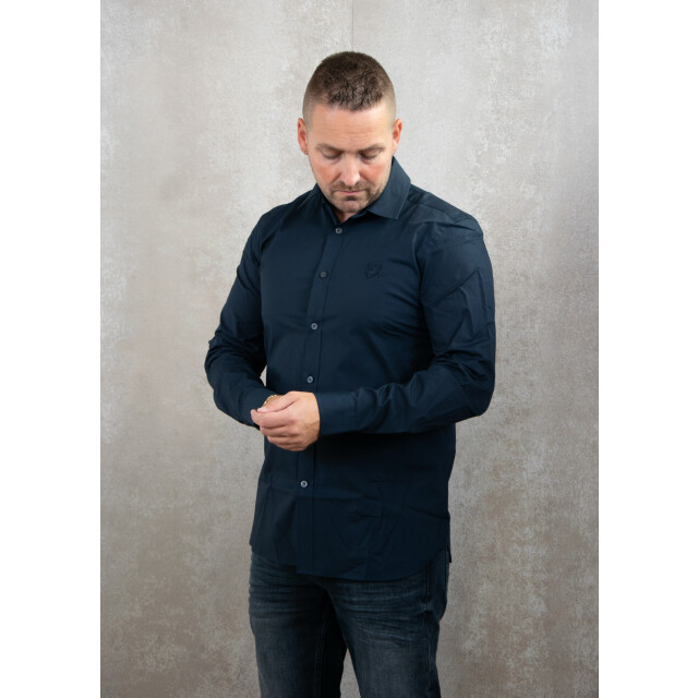 Lyle and Scott Tonal eagle easy care poplin shirt 120.30.0075 large