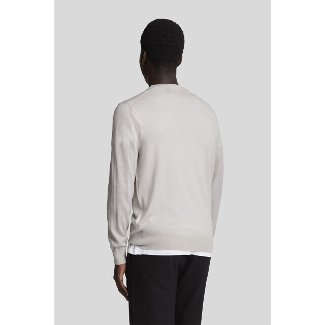 Lyle and Scott Tonal eagle merino crew neck jumper 135.81.0007 large