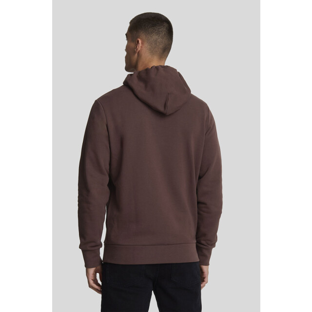 Lyle and Scott Diagonal waeve french terry hoodie 131.61.0009 large