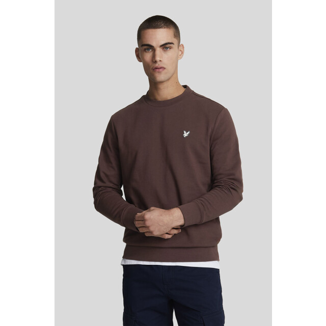 Lyle and Scott Diagonal waeve french terry crewneck 130.61.0007 large