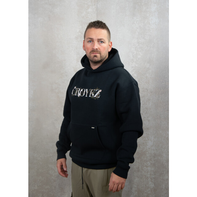 croyez homme Chrome flower hoodie 131.10.0423 large