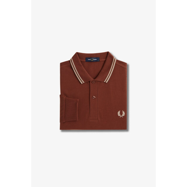 Fred Perry Ls twin tipped shirt 111.80.0003 large