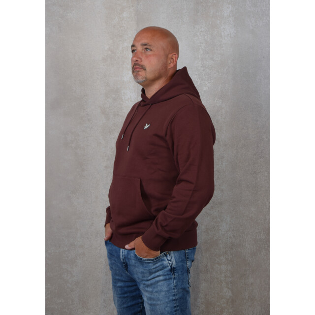 Lyle and Scott Diagonal waeve french terry hoodie 131.61.0009 large