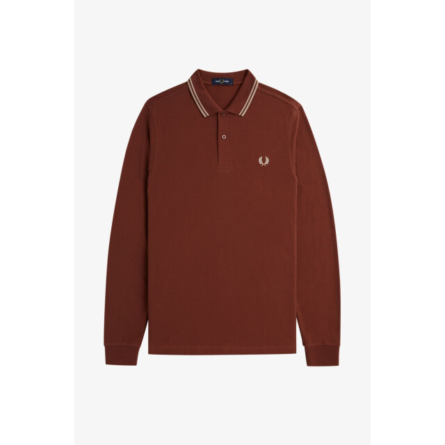 Fred Perry Ls twin tipped shirt 111.80.0003 large
