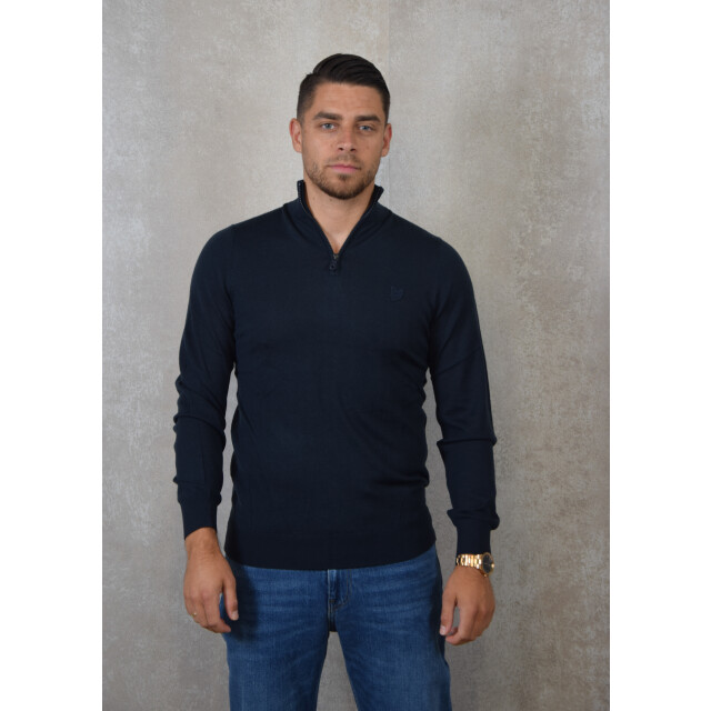 Lyle and Scott Tonal eagle merino quarter zip jumper 136.30.0024 large