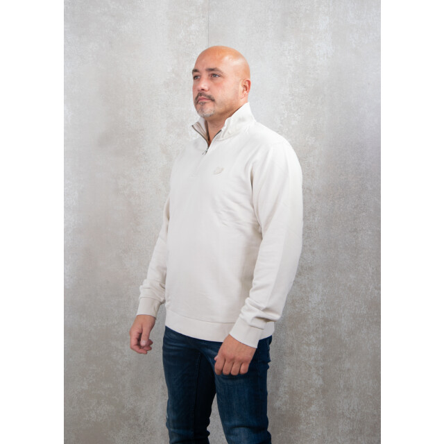 Lyle and Scott Tonal eagle quarter zip sweat 136.81.0019 large