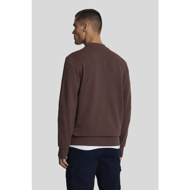 Lyle and Scott Diagonal waeve french terry crewneck 130.61.0007 large