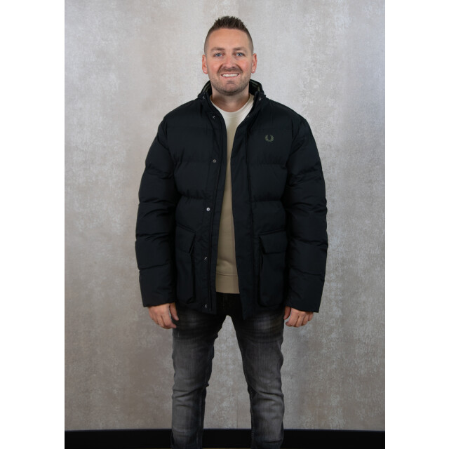 Fred Perry Padded pocket detail jacket 140.10.0254 large