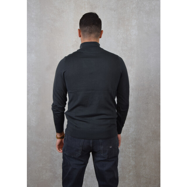Lyle and Scott Tonal eagle merino quarter zip jumper 136.20.0021 large
