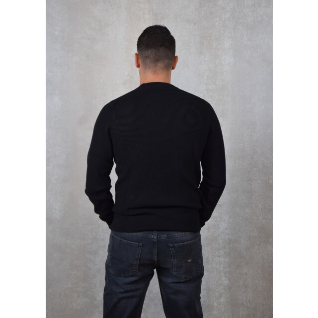 Lyle and Scott Grid knit crew neck jumper 135.10.0023 large