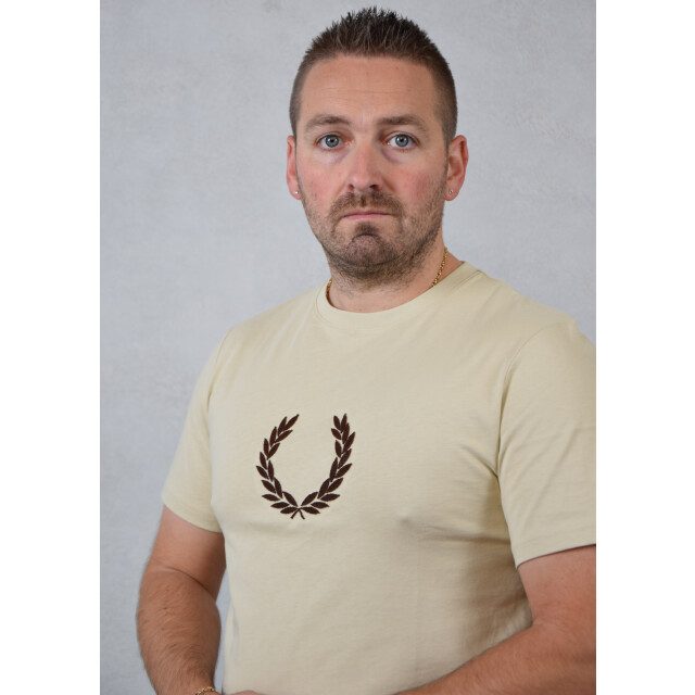 Fred Perry Textured laurel wreath t-shirt 100.81.0155 large