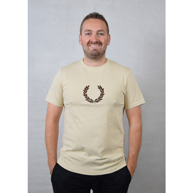 Fred Perry Textured laurel wreath t-shirt 100.81.0155 large