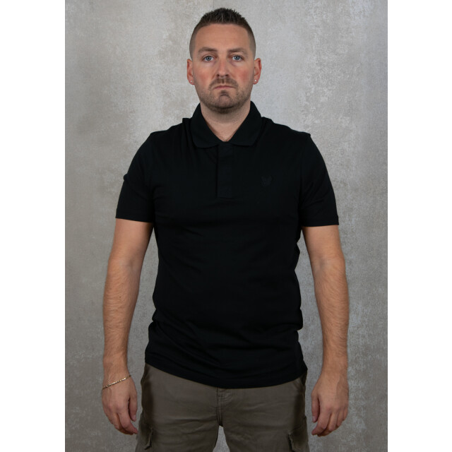 Lyle and Scott Tonal eagle superfine cotton polo shirt 110.10.0374 large