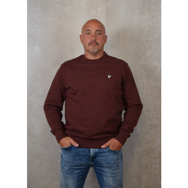 Lyle and Scott Diagonal waeve french terry crewneck 130.61.0007 large