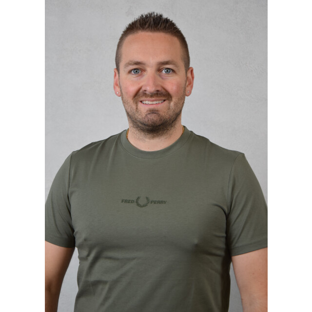 Fred Perry Embroidered t-shirt 100.40.0618 large
