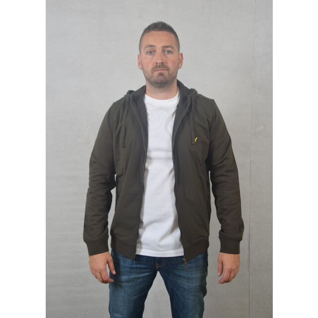 Lyle and Scott Hybrid zip hoodie 132.40.0032 large