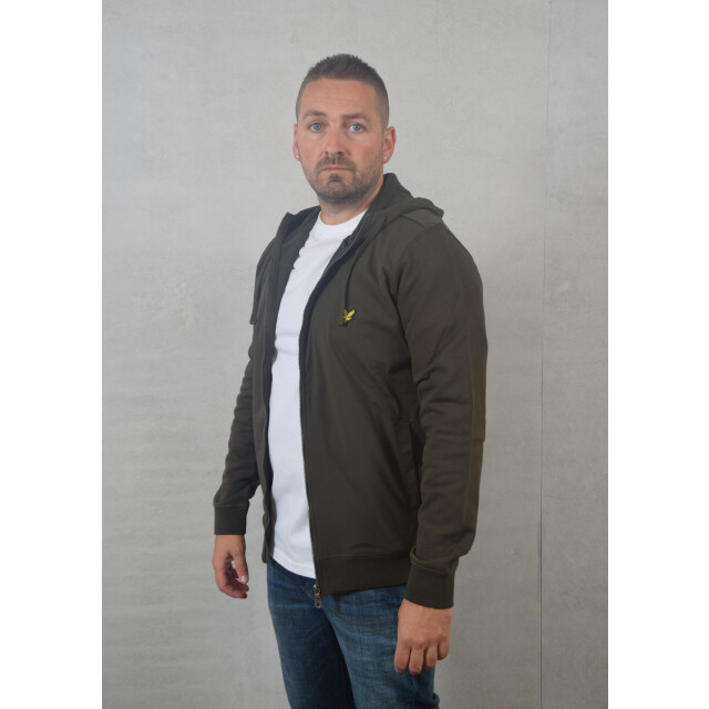 Lyle and Scott Hybrid zip hoodie 132.40.0032 large