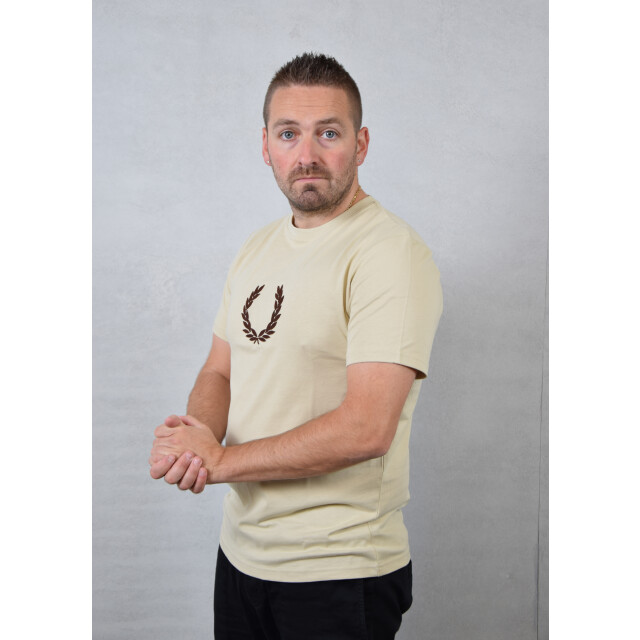 Fred Perry Textured laurel wreath t-shirt 100.81.0155 large