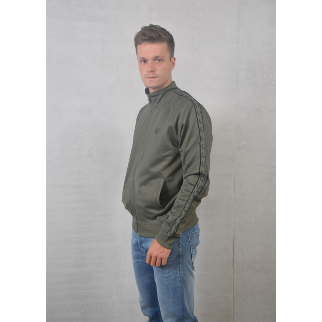 Fred Perry Contrast tape track jacket 133.40.0029 large