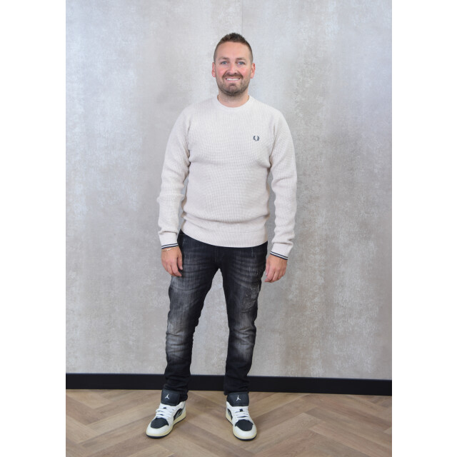 Fred Perry Waffle stitch jumper 135.81.0006 large