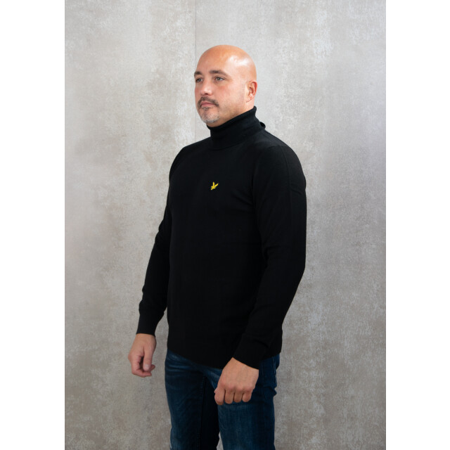 Lyle and Scott Cotton merino turtleneck jumper 134.10.0013 large