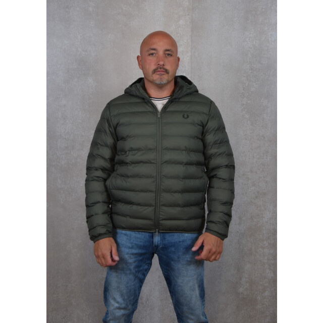 Fred Perry Hooded insulated jacket 140.40.0082 large
